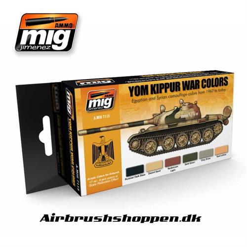 A.MIG 7113 Yom Kippur War Set 6x17 ml